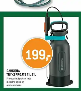 XL-BYG Gardena tryksprøjte til 5 l tilbud