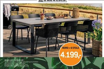 XL-BYG Malaga lagos havemøbelsæt tilbud