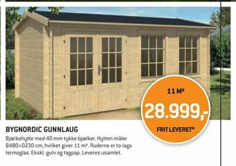 XL-BYG Bygnordic gunnlaug tilbud