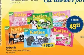 Otto Duborg Katjes slik 5 ps tilbud
