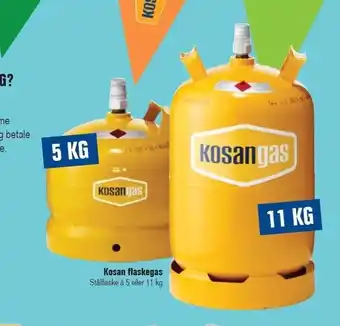 Otto Duborg Kosan flaskegas 5 el. 11 kg tilbud