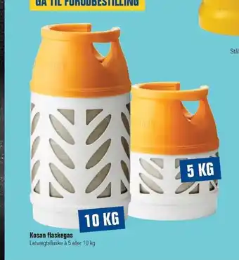 Otto Duborg Kosan flaskegas 5 el. 10 kg tilbud