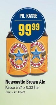 Otto Duborg Newcastle brown ale tilbud