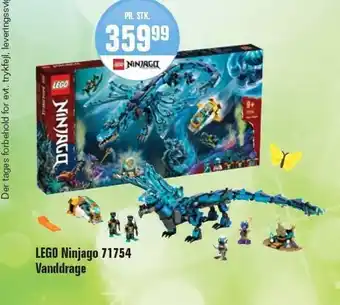 Otto Duborg Lego ninjago 71754 vanddrage tilbud