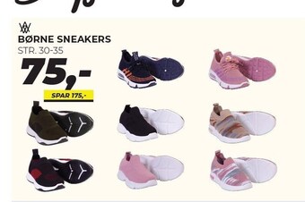 Dansk Outlet Børne sneakers tilbud