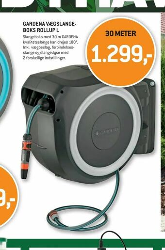 XL-BYG Gardena vægslangeboks rollup l tilbud