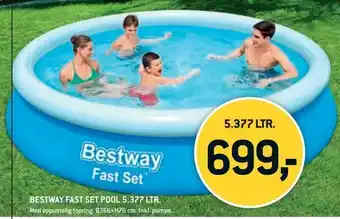 XL-BYG Bestway fast set pool 5377 ltr tilbud