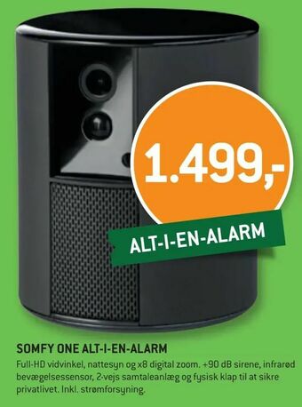 XL-BYG Somfy one alt-i-en-alarm tilbud