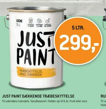 XL-BYG Just paint dækkende træbeskyttelse tilbud