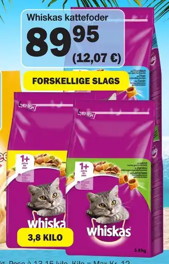 Købmandsgården Whiskas tilbud
