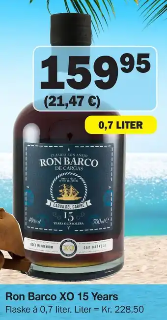 Købmandsgården Ron Barco XO 15 Years tilbud