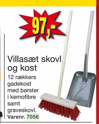 Harald Nyborg Villasæt skovl og kost tilbud