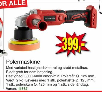 Harald Nyborg Polermaskine tilbud