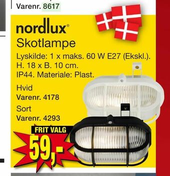 Harald Nyborg Skotlampe tilbud