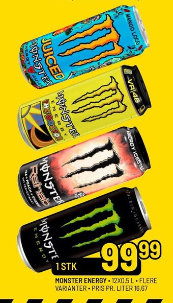 Priss Monster energy tilbud