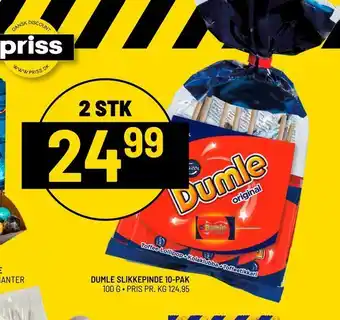 Dumle slikkepinde 10-pak