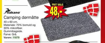 Harald Nyborg Camping dørmåtte tilbud