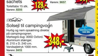 Harald Nyborg Solsejl til campingvogn tilbud