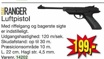 Harald Nyborg Luftpistol tilbud