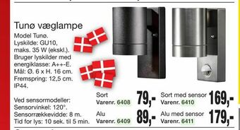 Harald Nyborg Tunø væglampe tilbud