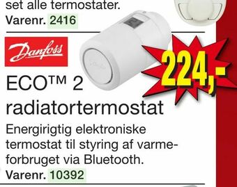 Harald Nyborg ECO™ 2 radiatortermostat tilbud