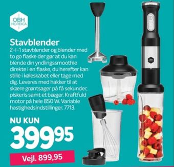 Din Isenkræmmer Obh nordica stavblender tilbud