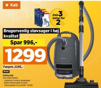 Power Miele støvsuger tilbud