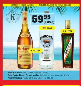Mariacron brandy cognac