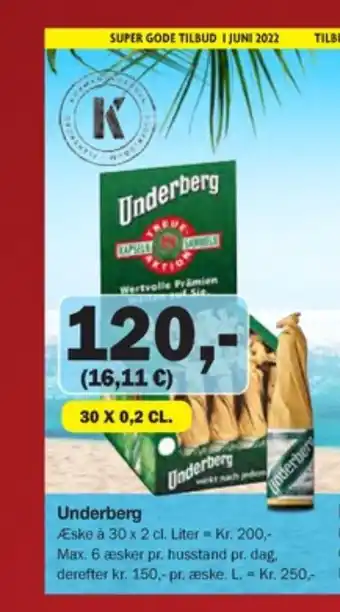 Købmandsgården Underberg bitter tilbud
