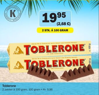 Købmandsgården Toblerone tilbud