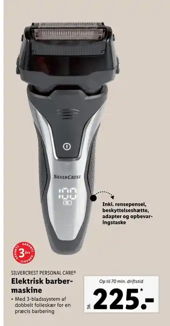 Lidl Elektrisk barber maskine tilbud