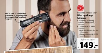 Lidl Hår- og skæg- trimmer tilbud