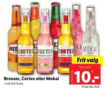 Lidl Breezer, Cortes eller Mokai tilbud