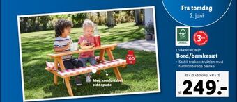 Lidl Bord/bænkesæt tilbud