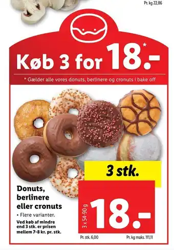 Donuts, berlinere eller cronuts