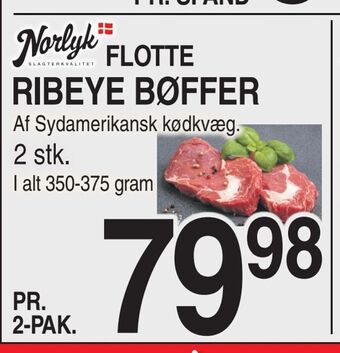 Ribeye bøffer