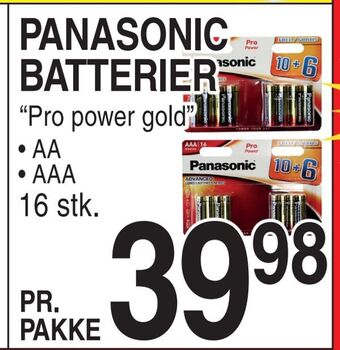 ABC Lavpris Panasonic batterier tilbud