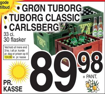 ABC Lavpris Grøn tuborg • tuborg classic • carlsberg tilbud