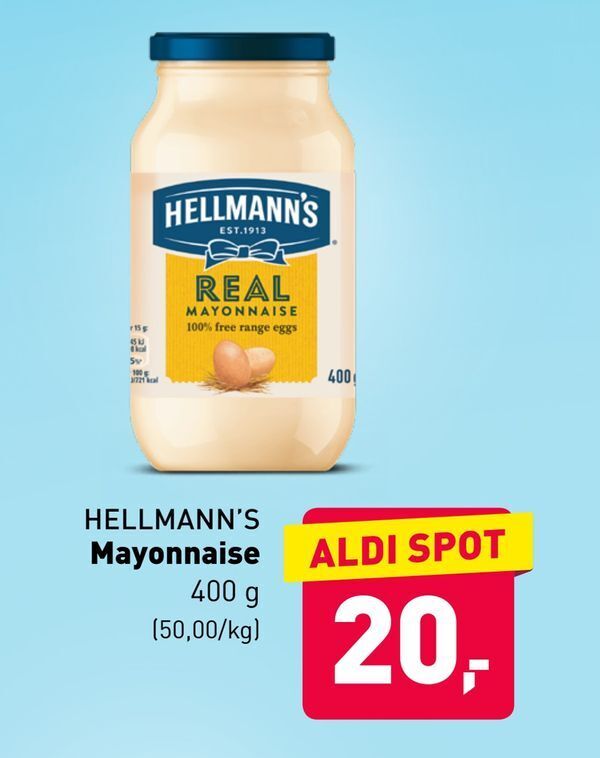 Mayonnaise tilbud hos ALDI