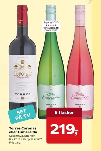 Dagli'Brugsen Torres Coronas eller Esmeralda tilbud