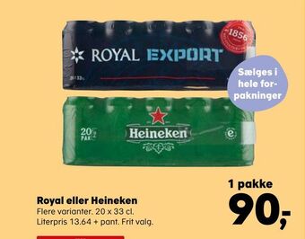 Kvickly Royal eller Heineken tilbud