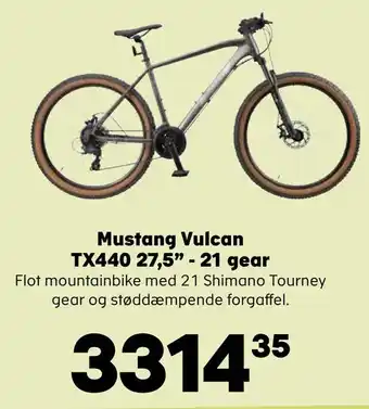 Kvickly Mustang Vulcan TX440 27,5" - 21 gear tilbud