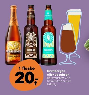Kvickly Grimbergen eller Jacobsen tilbud
