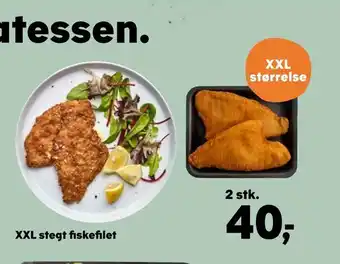 XXL stegt fiskefilet