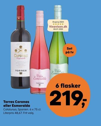 Kvickly Torres Coronas eller Esmeralda tilbud