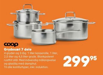Kvickly Grydesæt 7 dele tilbud