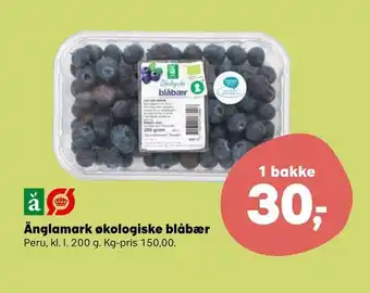 Kvickly Änglamark økologiske blåbær tilbud