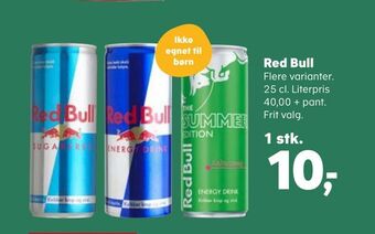 Kvickly Red Bull tilbud