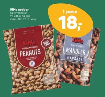 Kvickly KiMs nødder tilbud