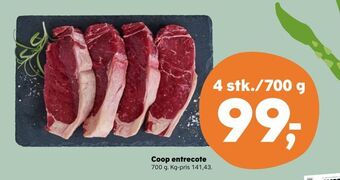 Kvickly Coop entrecote tilbud